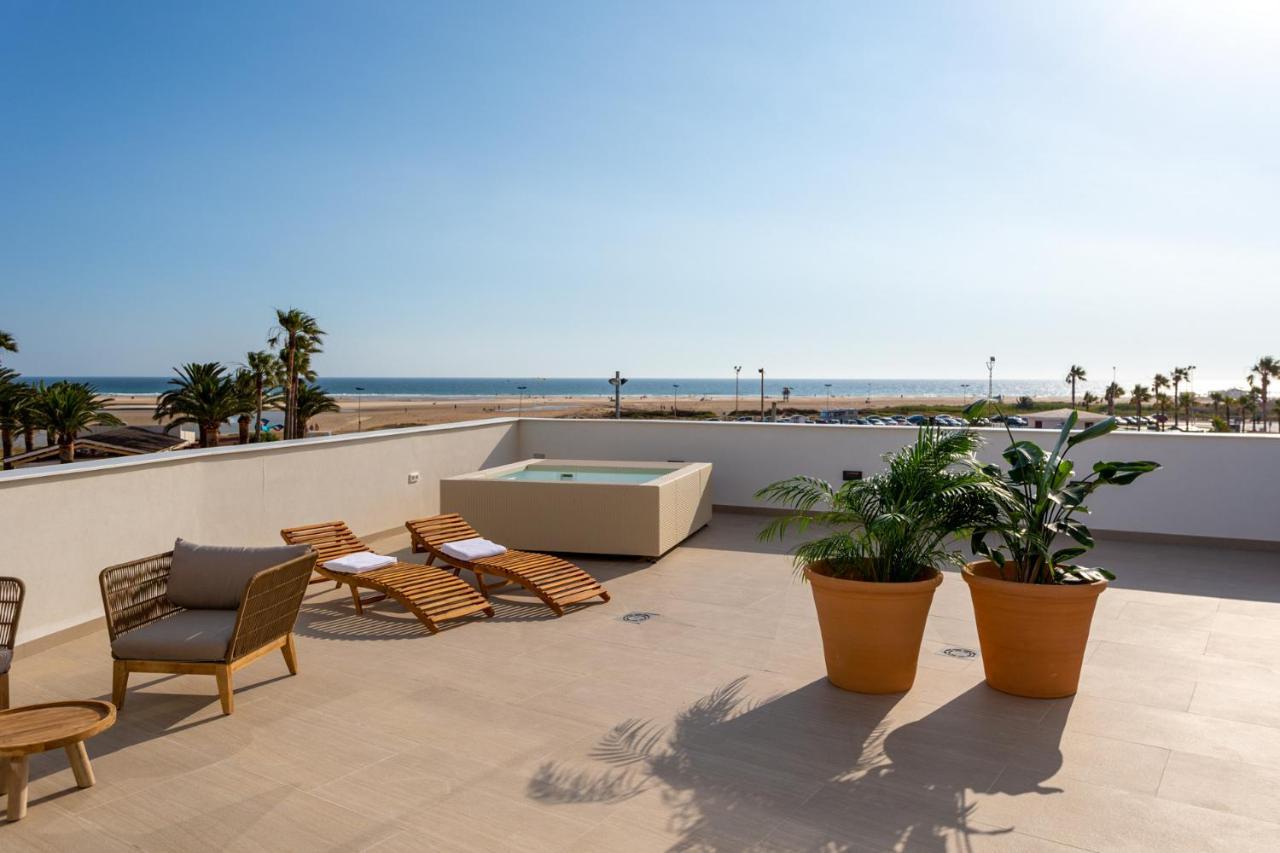 Hotel Apartamentos Hamus Conil De La Frontera Esterno foto